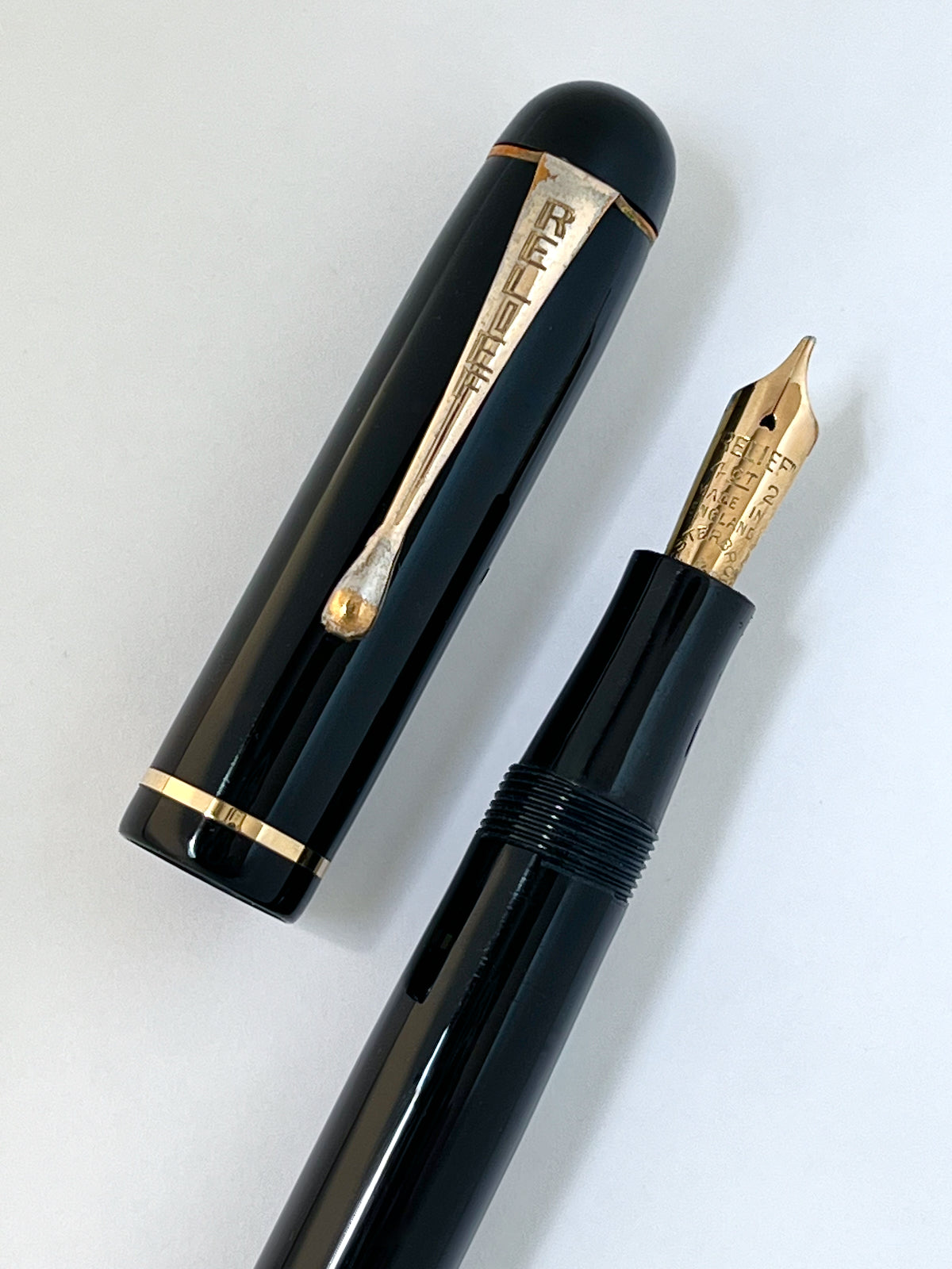 1930s Esterbrook Relief 2-L fountain Pen by Conway Stewart - LF OBLIQUE