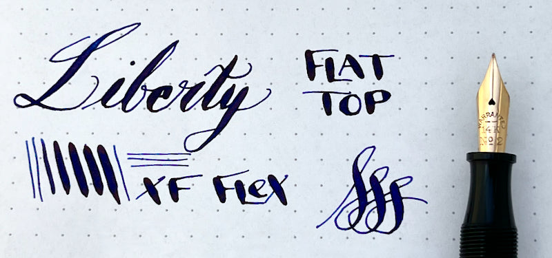 1920s Liberty Flat Top Fountain Pen - FLEX