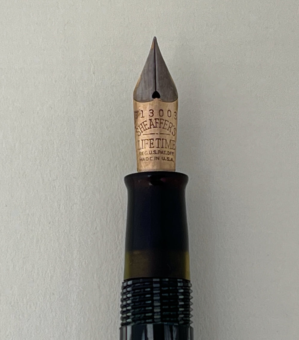 1940s Sheaffer Lady Balance Skyboy Fountain Pen and Mechanical Pencil Set in Box