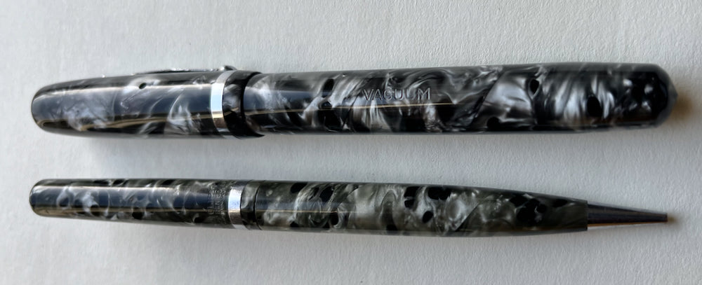 c.1938-9 WASP Vacuum Birdseye Fountain Pen and Mechanical Pencil Set - FLEX