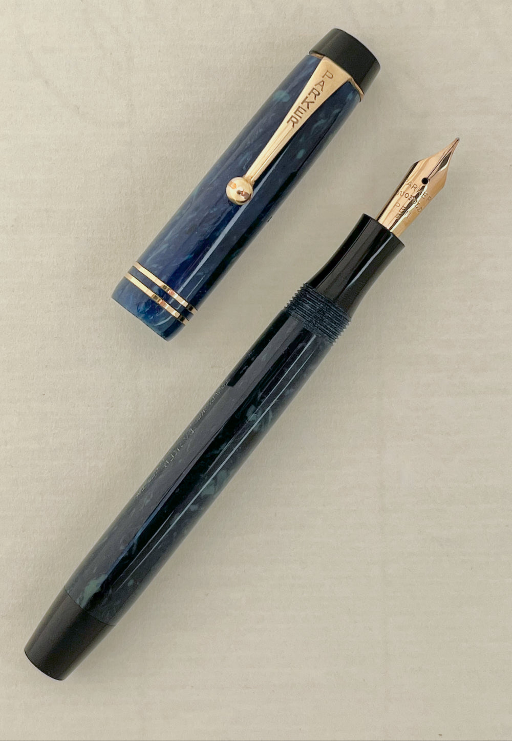 c.1930 Parker Lady Duofold Streamlined Fountain Pen