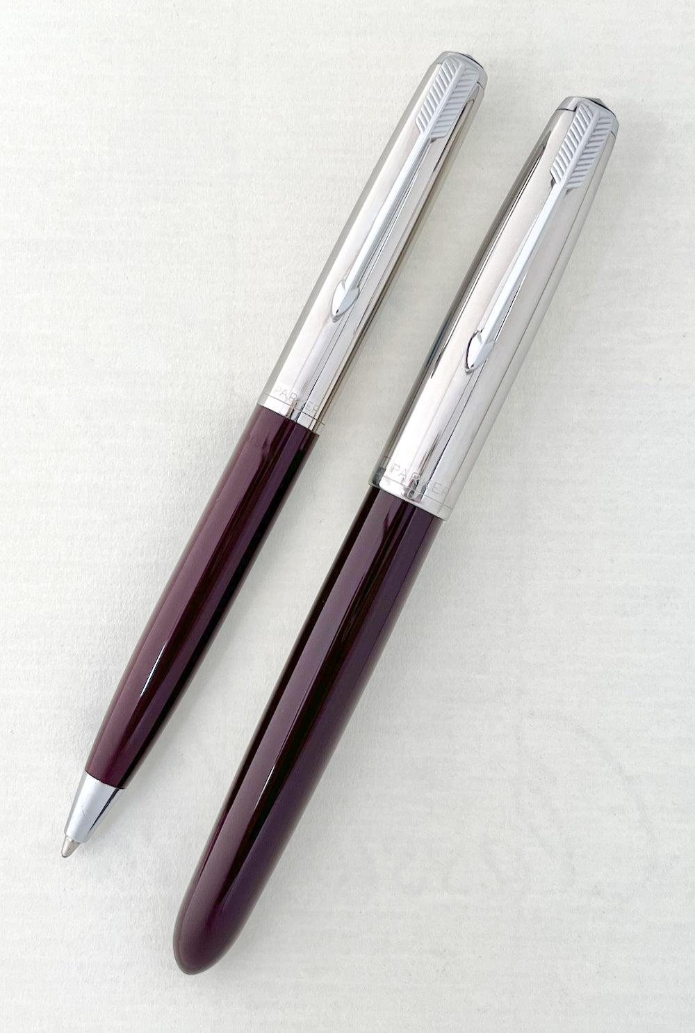 1950s Parker 51 Special Demi Fountain Pen and Ballpoint Set