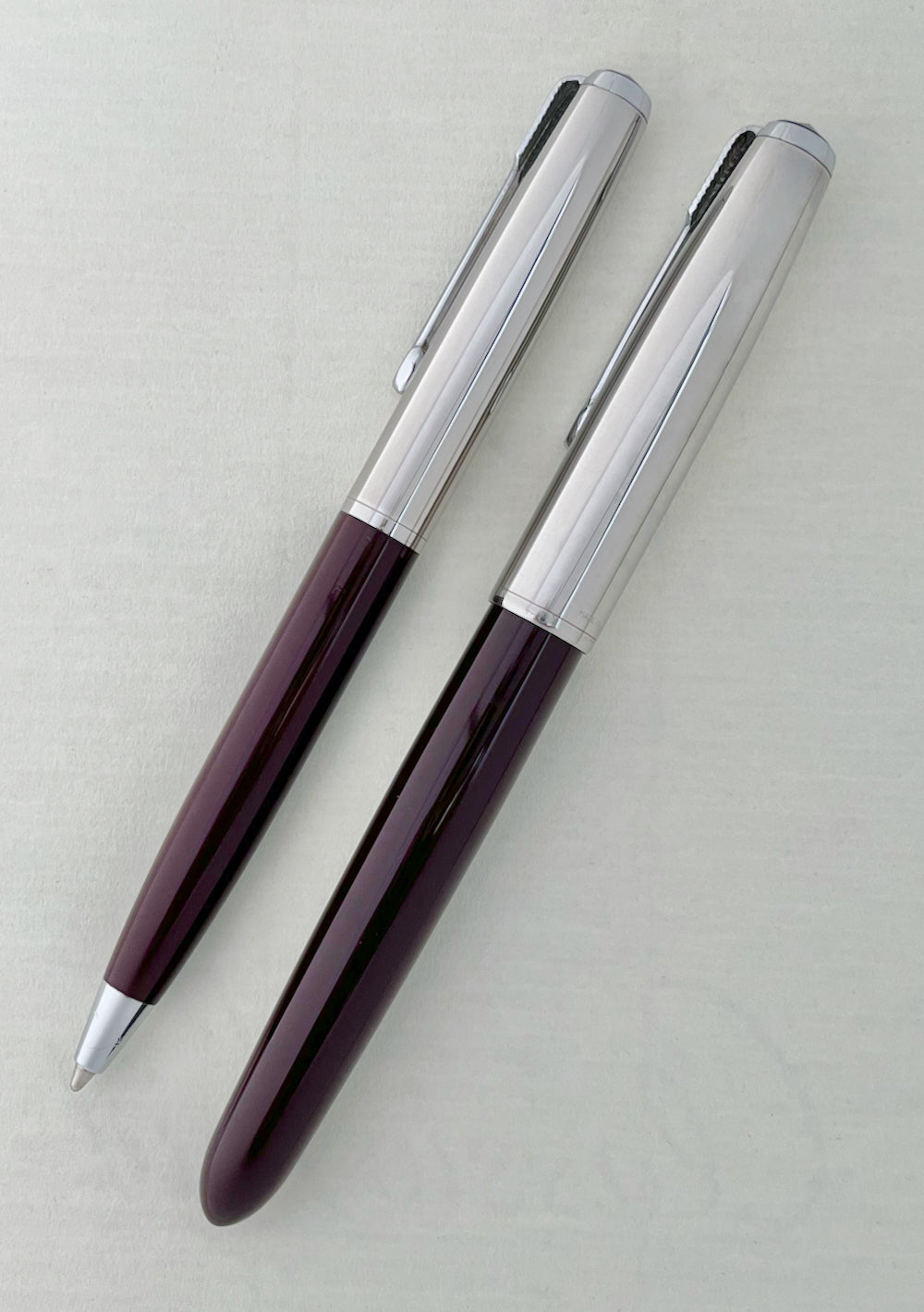1950s Parker 51 Special Demi Fountain Pen and Ballpoint Set