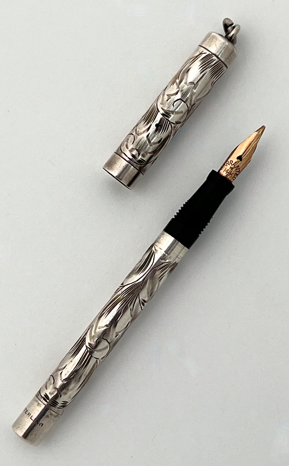 1920s Sterling Silver Baby Ring Top Overlay - SUPERFLEX