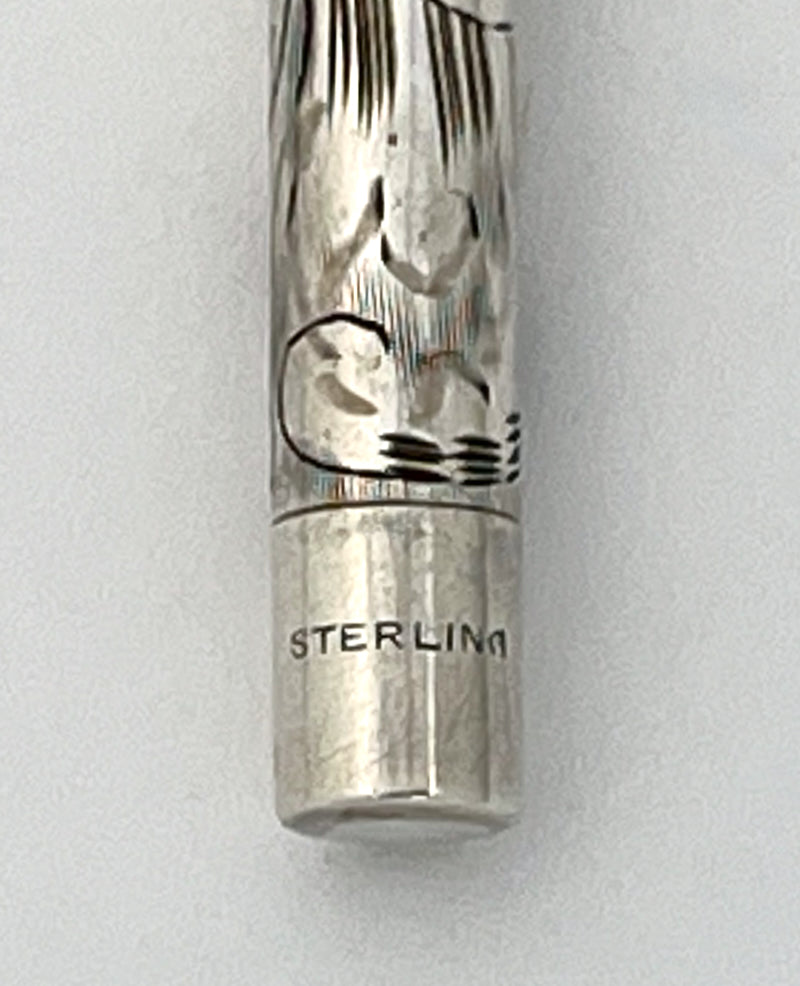 1920s Sterling Silver Baby Ring Top Overlay - SUPERFLEX