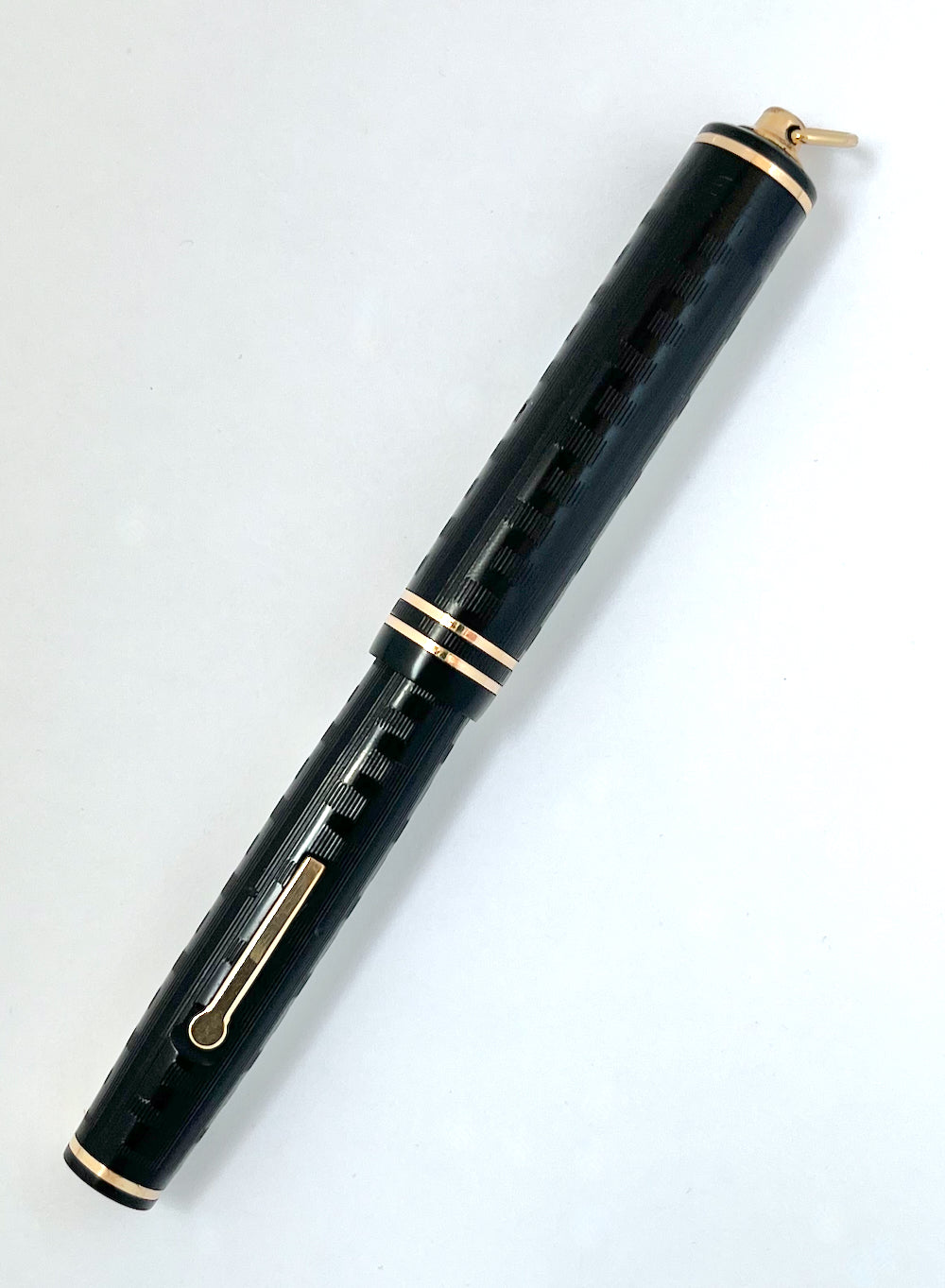 Wahl-Eversharp Grecian Border Ring Top Fountain Pen - SUPERFLEX