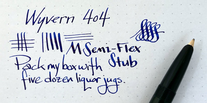 1940s-50s Wyvern 404 Fountain Pen - SEMIFLEX STUB