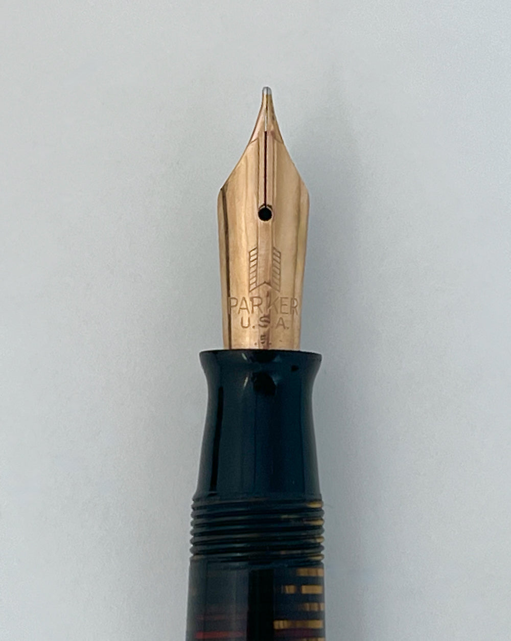 1945 Parker Vacumatic Major Fountain Pen - Golden Pearl