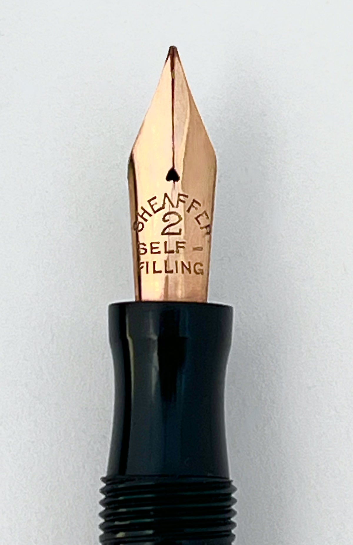 c.1917 Sheaffer-Clip No. 2 Flat Top Fountain Pen - SUPERFLEX
