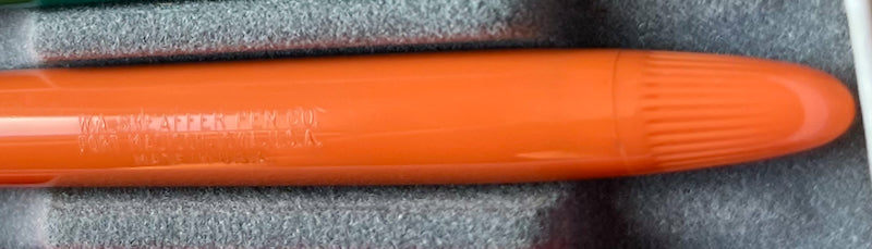 1950s Sheaffer Snorkel Sentinel Fountain Pen - MANDARIN ORANGE