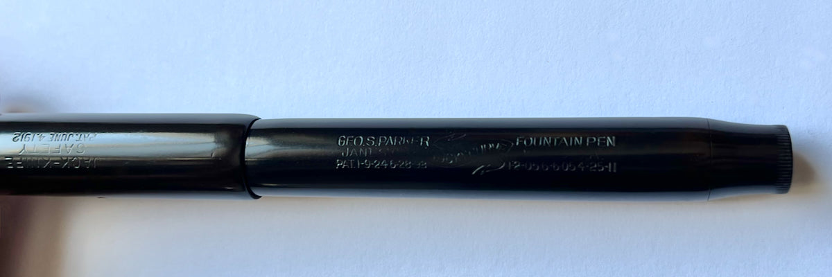 Parker Jack-Knife Safety 24 Fountain Pen - SUPERFLEX