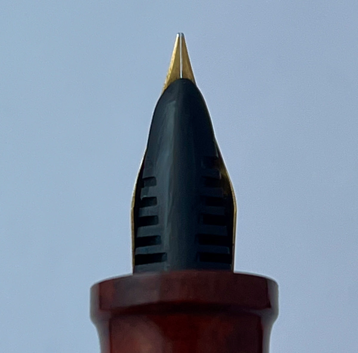1920s Gold Medal Oversized Flat Top Fountain Pen - WET NOODLE