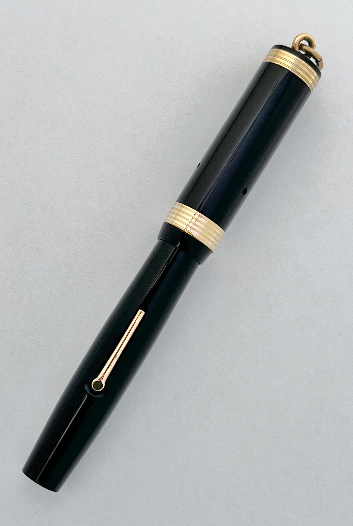 1920s Mabie Todd Eternal 54 Ring Top Fountain Pen - SEMIFLEX