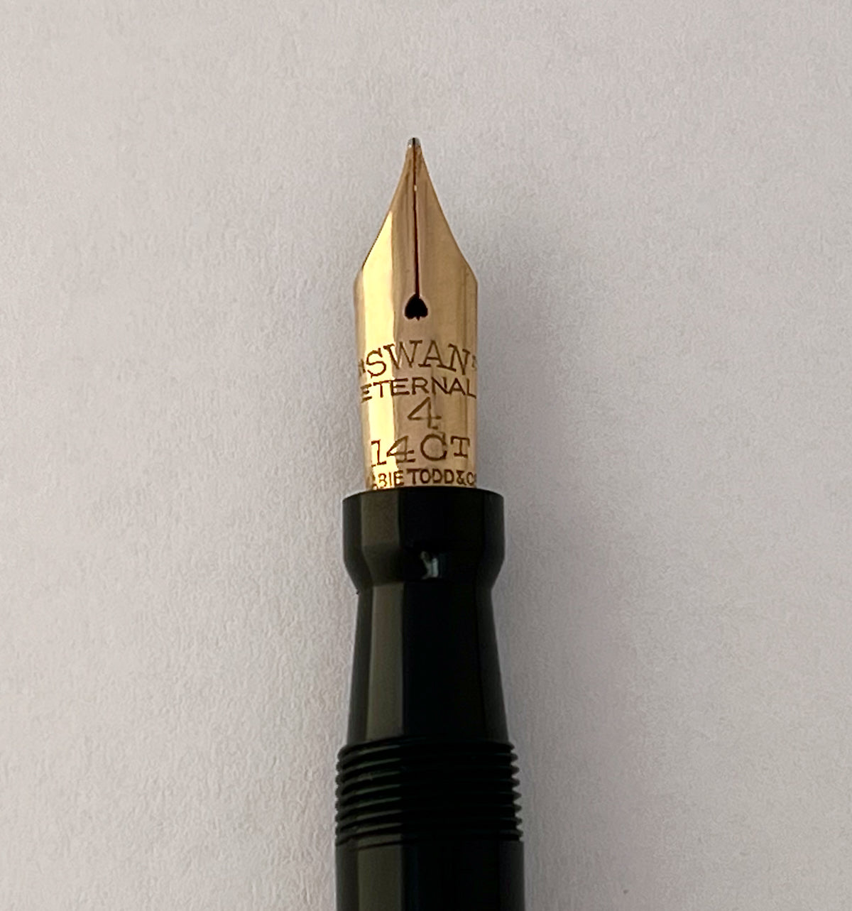 1920s Mabie Todd Eternal 54 Ring Top Fountain Pen - SEMIFLEX
