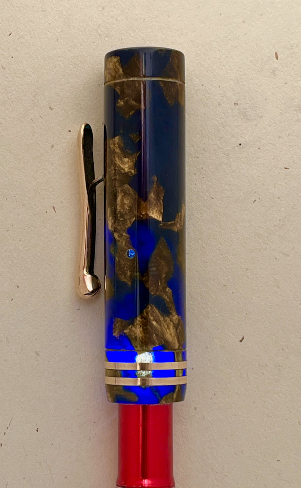 c.1930 Conklin Endura Fountain Pen Fountain Pen - IMPERIAL BLUE