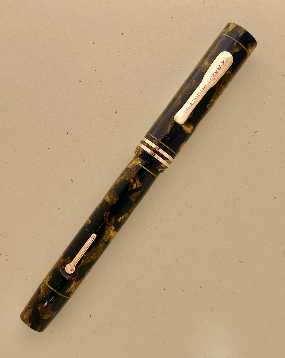 c.1930 Conklin Endura Fountain Pen Fountain Pen - IMPERIAL BLUE