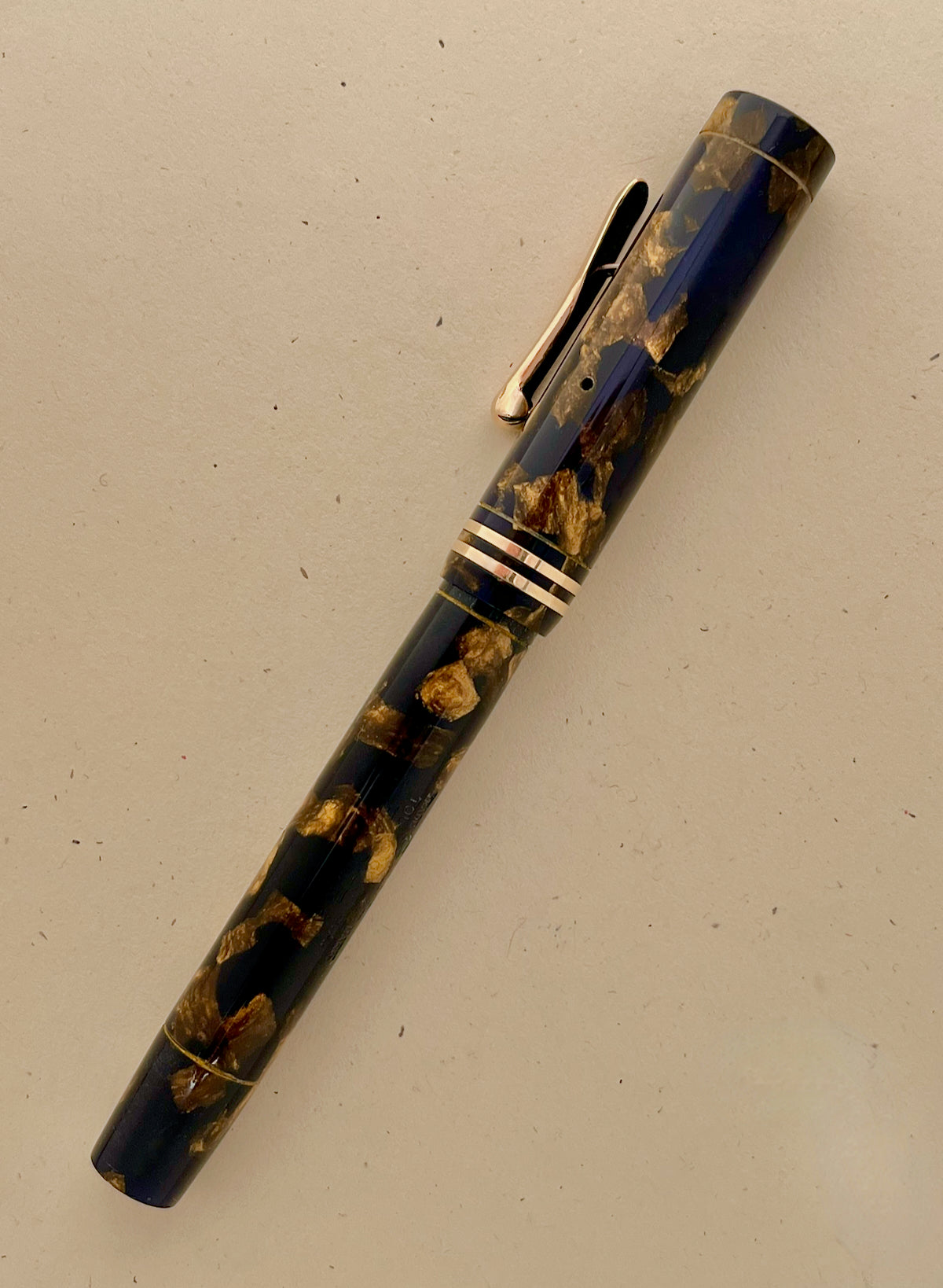 c.1930 Conklin Endura Fountain Pen Fountain Pen - IMPERIAL BLUE
