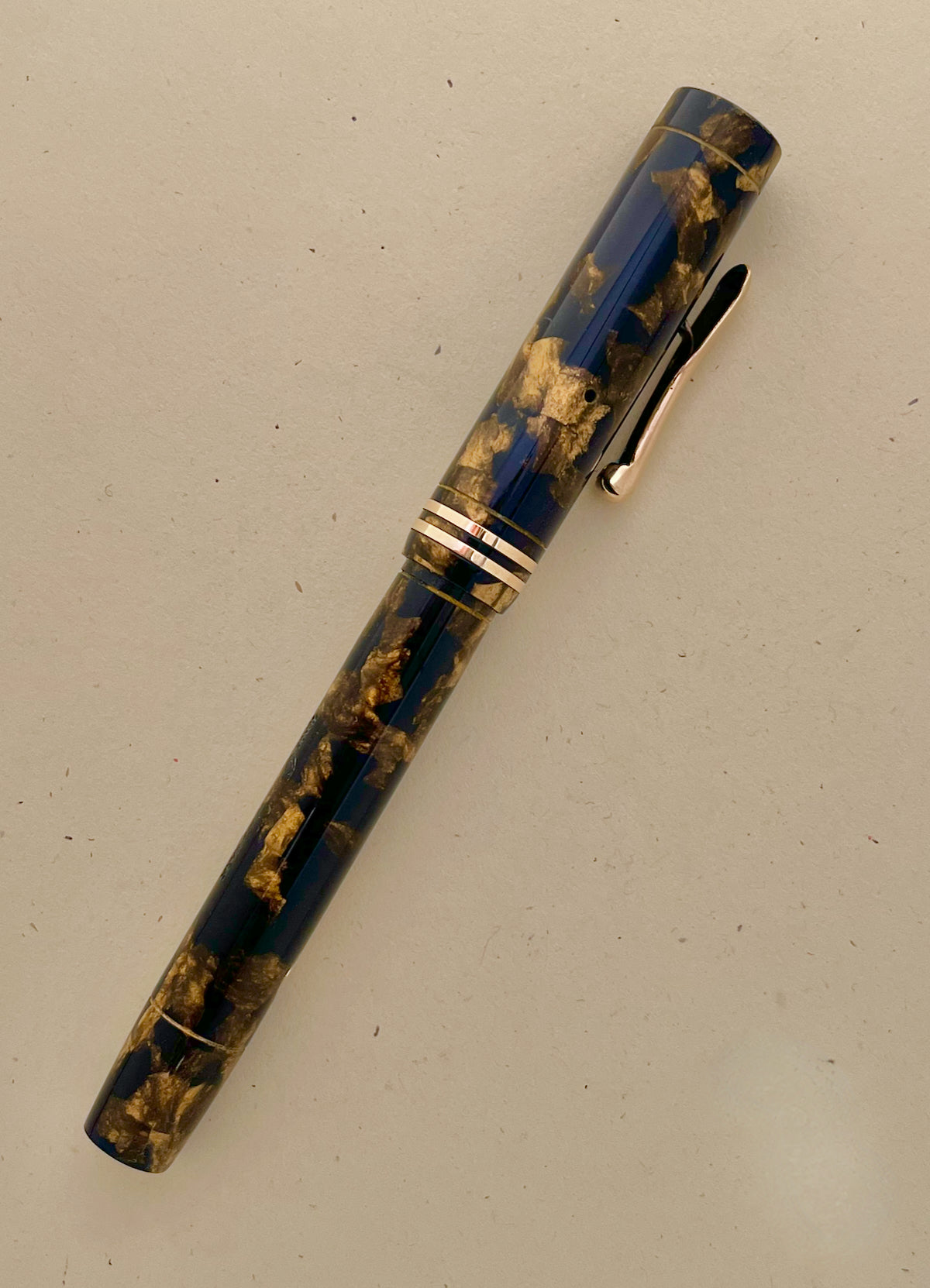 c.1930 Conklin Endura Fountain Pen Fountain Pen - IMPERIAL BLUE
