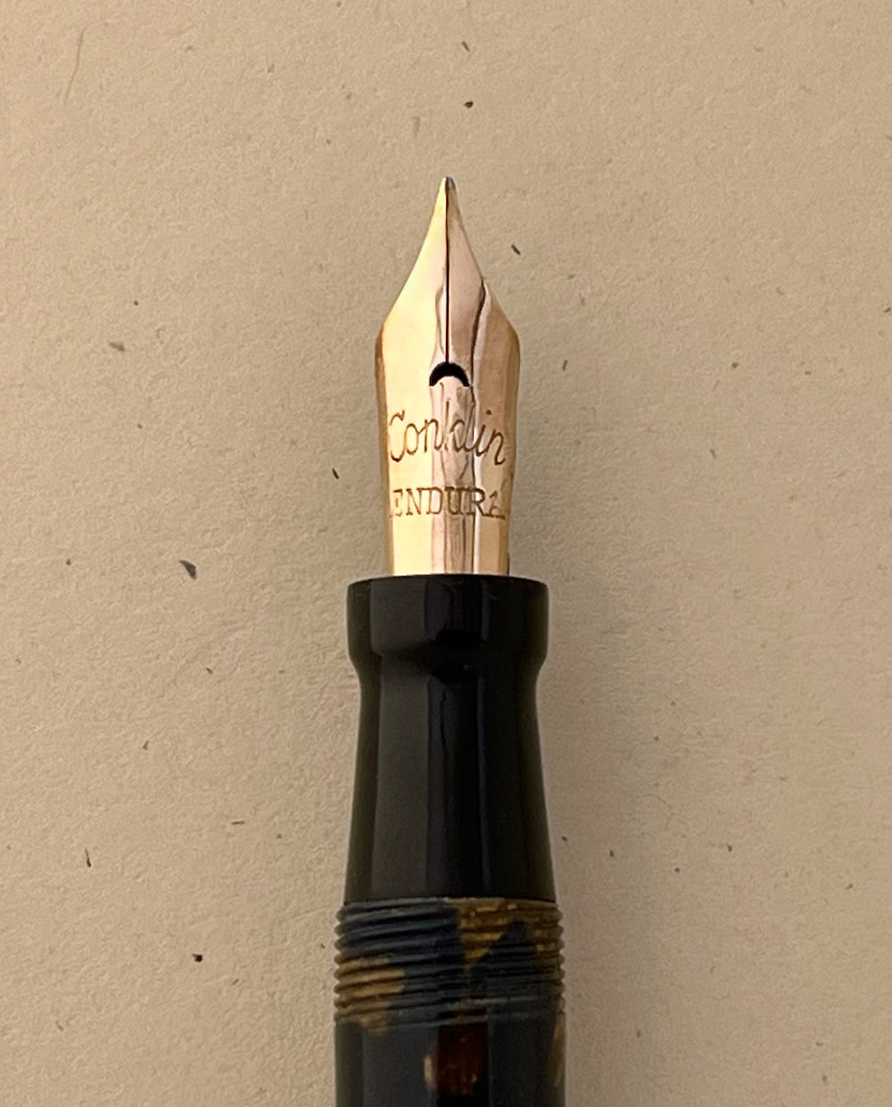 c.1930 Conklin Endura Fountain Pen Fountain Pen - IMPERIAL BLUE