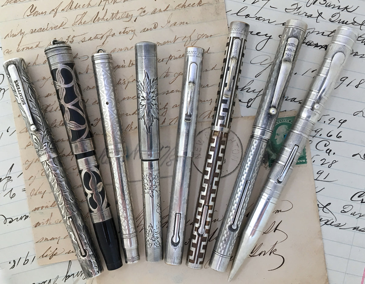 sterling overlays sheaffer parker wahl mabie todd