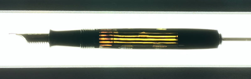1930s Sheaffer Balance Junior Vacuum Filler Fountain Pen Mechanical Pencil Set - EBONIZED PEARL