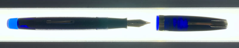 1940s Waterman Emblem Fountain Pen - Transparent Blue