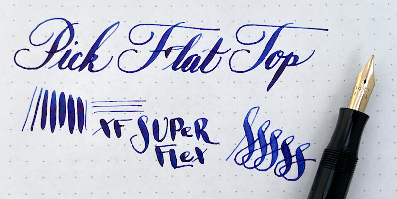 1920s Pick Flat Top Fountain Pen - SUPERFLEX