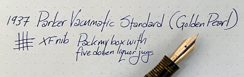 1937 Parker Vacumatic Standard Fountain Pen