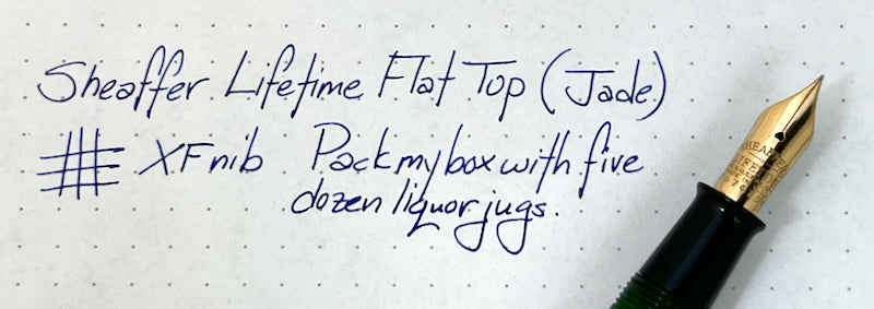 c.1934 Sheaffer Lifetime Flat Top Fountain Pen