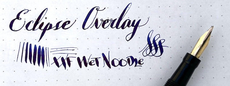 1920s Eclipse Overlay Fountain Pen - RETROFIT WET NOODLE