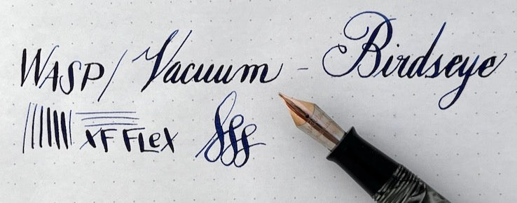 c.1938-9 WASP Vacuum Birdseye Fountain Pen and Mechanical Pencil Set - FLEX