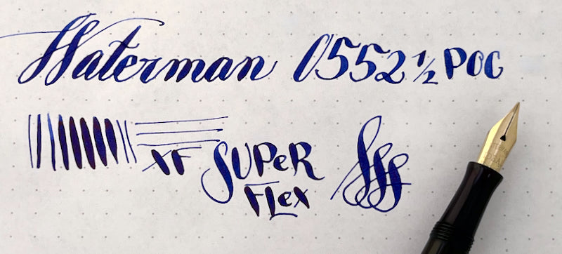 1908-09 Waterman 0512 1/2 POC Overlay Fountain Pen - SUPERFLEX