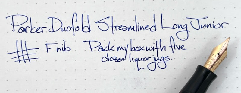 c.1929-32 Parker Duofold Streamlined Long Junior Fountain Pen