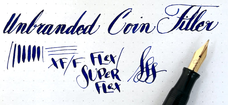 Coin/Matchstick Filling Fountain Pen - FLEX/SUPERFLEX