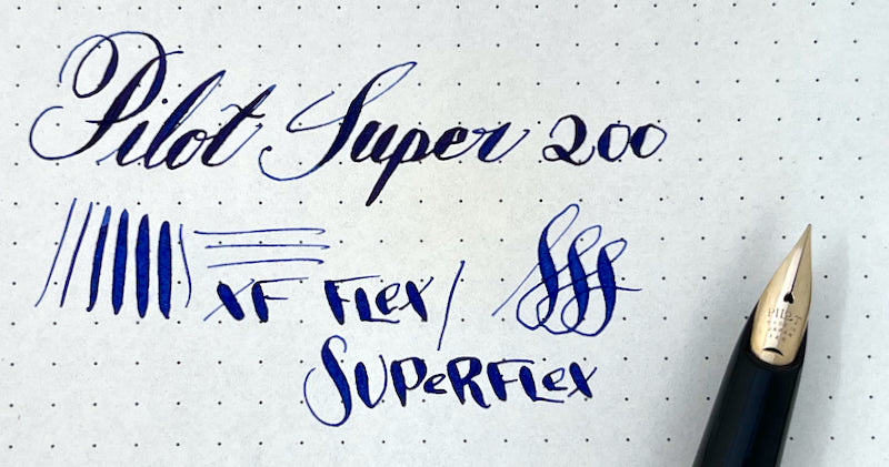 1950s Pilot Super 200 Fountain Pen - FLEX/SUPERFLEX