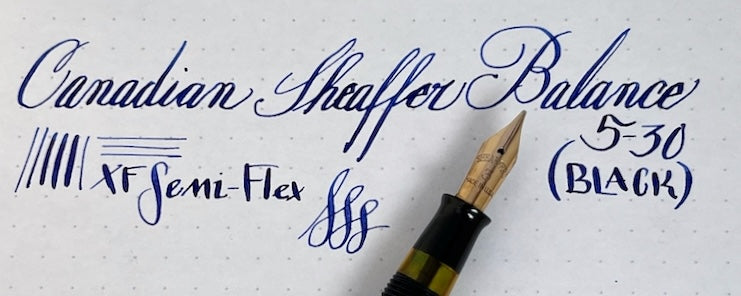 1930s Off-Catalogue Canadian Sheaffer Balance 5-30 - SEMIFLEX