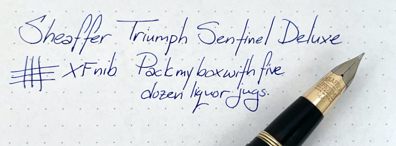 1940s Sheaffer Sentinel Deluxe 1500 Fountain Pen