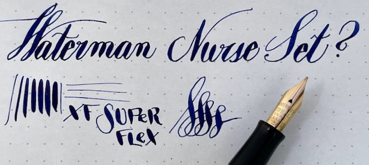 1930s Waterman Nurse’s Fountain Pen and Mechanical Pencil Set - SUPERFLEX