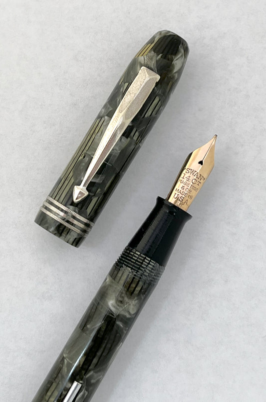 1930s Mabie Todd Swan Fountain Pen wet noodle FLEX vintage 