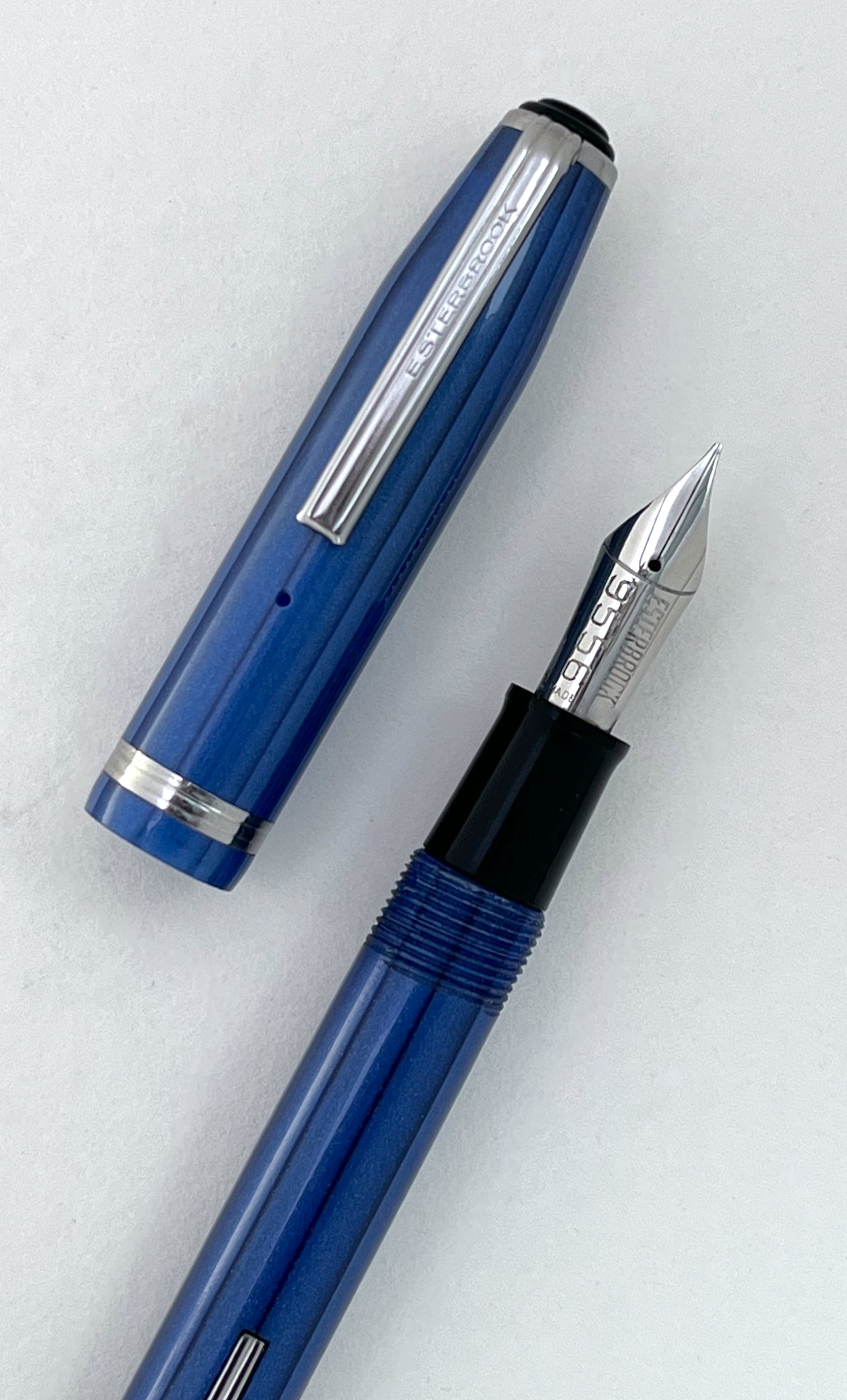 Esterbrook, icicle, fountain pen, vintage, restored, flex, superflex, wet noodle