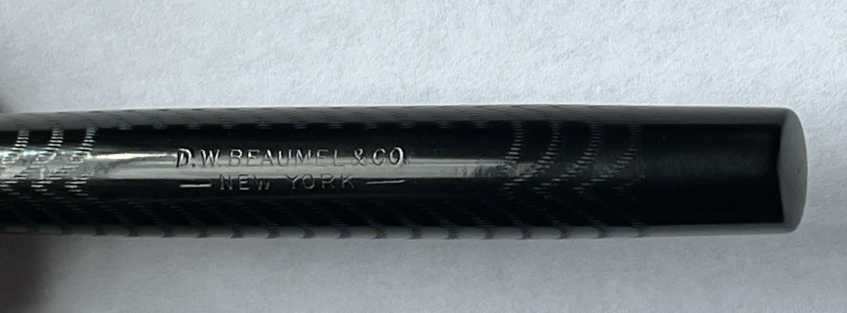 1910s D.W. Beaumel Flat Top Fountain Pen - SUPERFLEX