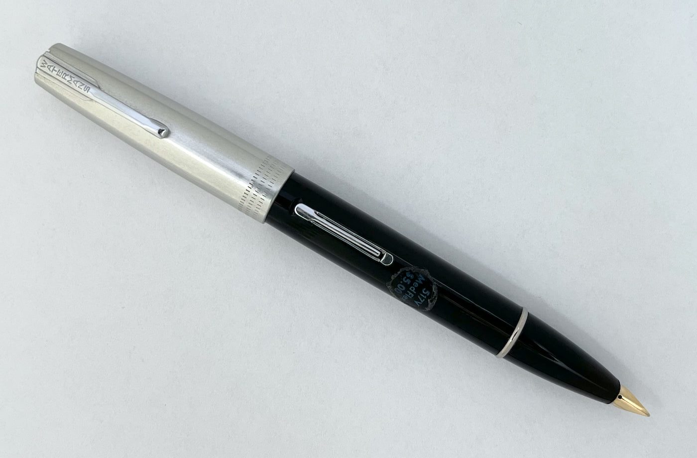 c.1948 NOS Stickered Waterman Taperite Conquest 517V Fountain Pen - SEMIFLEX