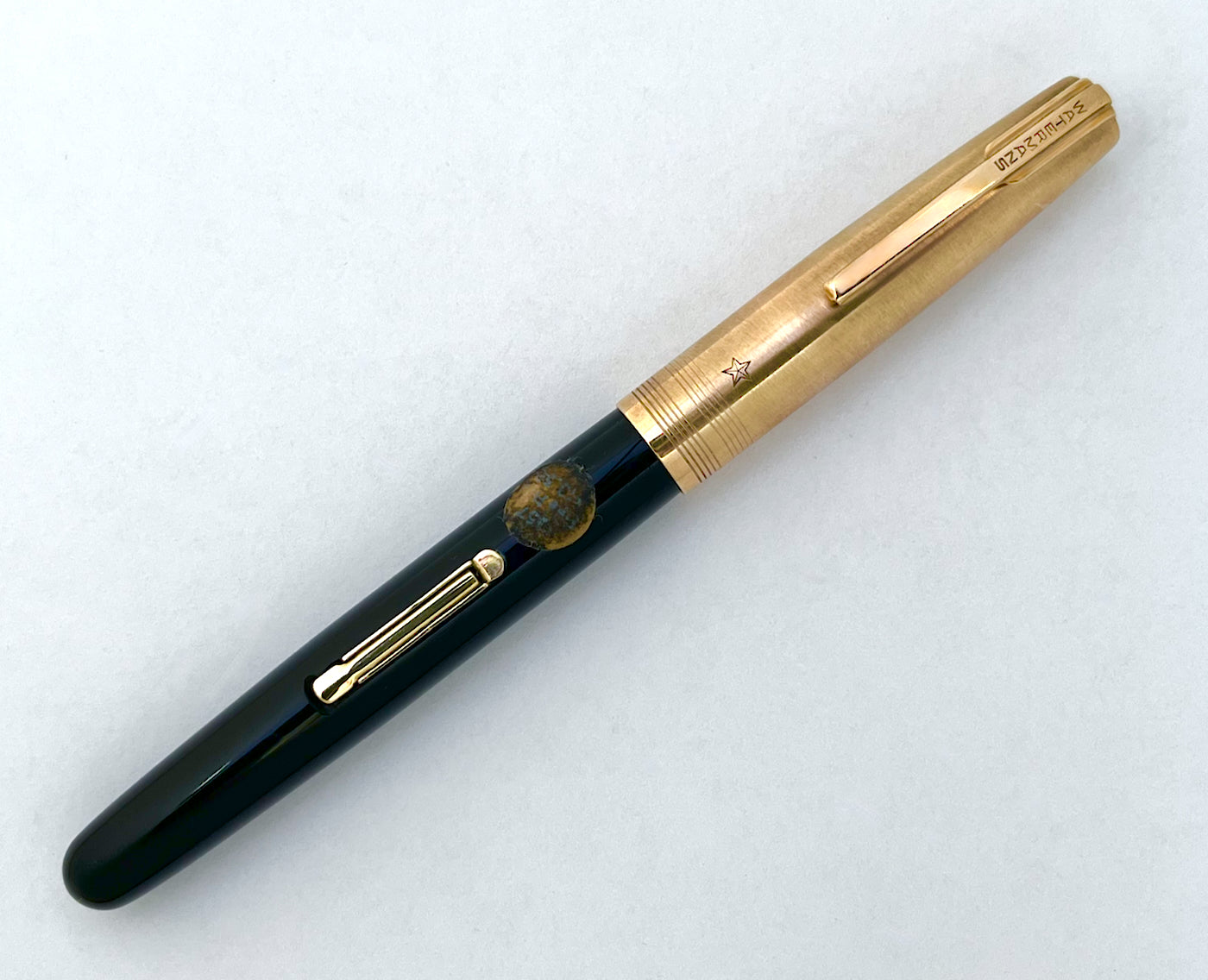 c.1948 NOS Stickered Waterman Taperite Stateleigh 357 Fountain Pen