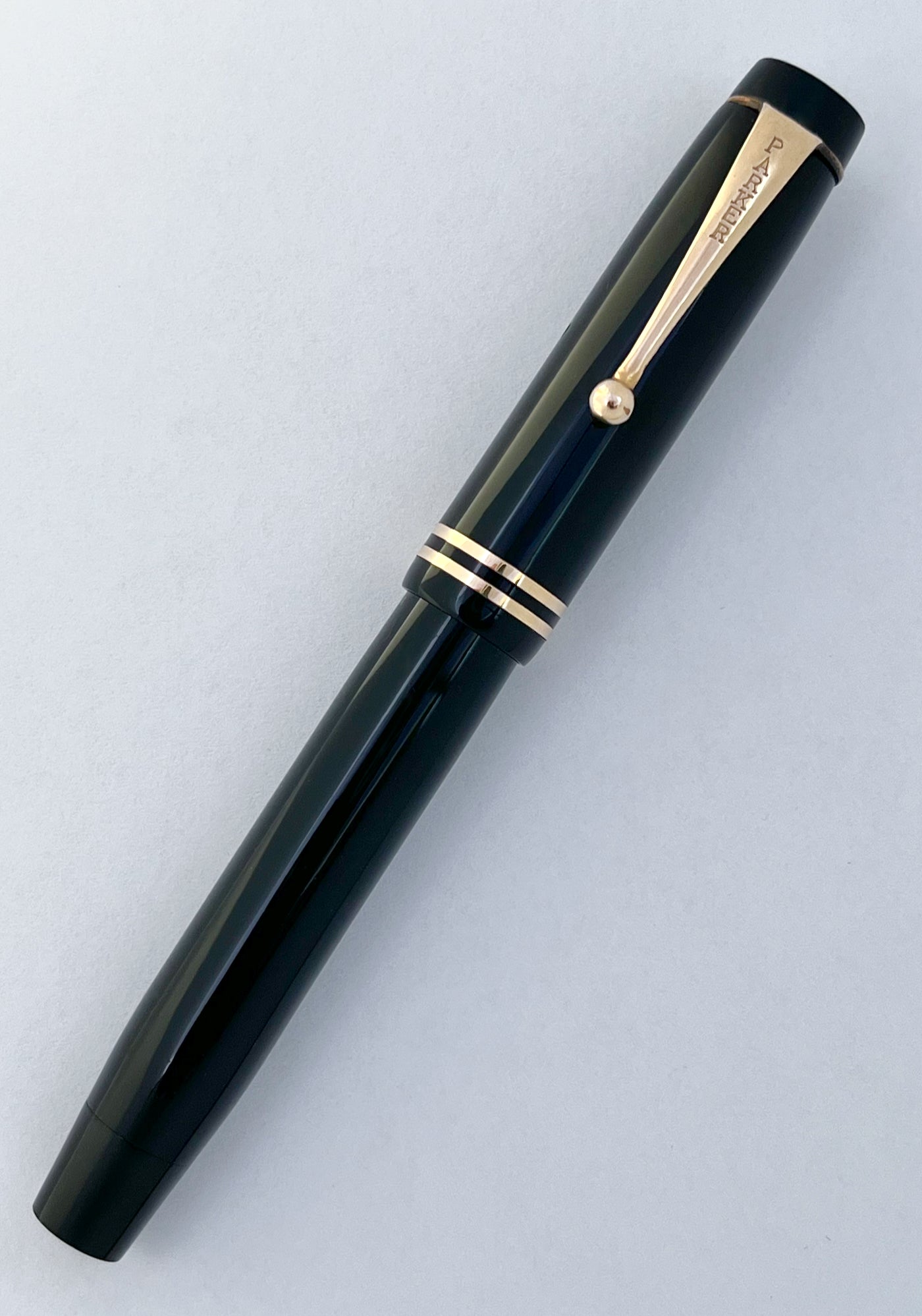 c.1929 Parker Long Junior Streamlined Fountain Pen - STUB