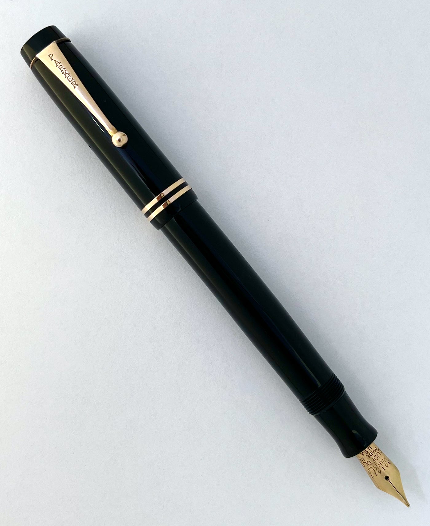 c.1929 Parker Long Junior Streamlined Fountain Pen - STUB