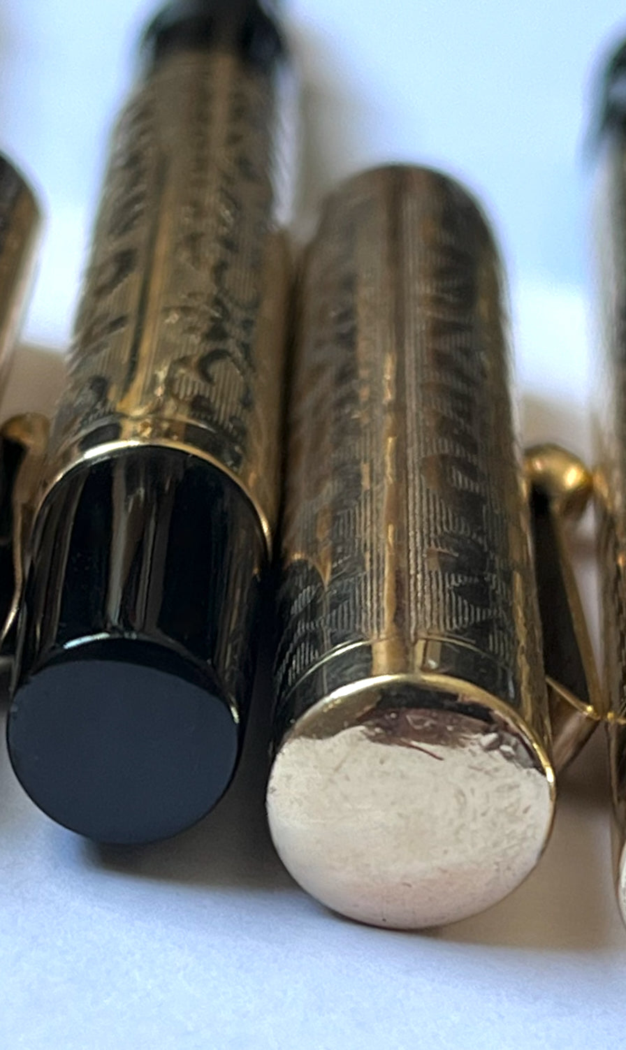 1920s Eclipse Overlay Fountain Pen - RETROFIT WET NOODLE
