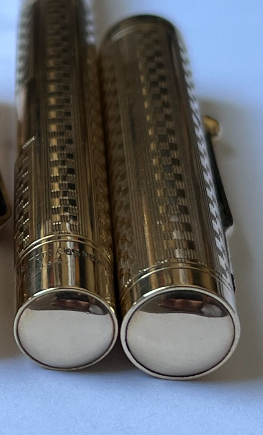 1920s Mabie Todd Swan Gold-Filled Overlay Fountain Pen - SUPERFLEX
