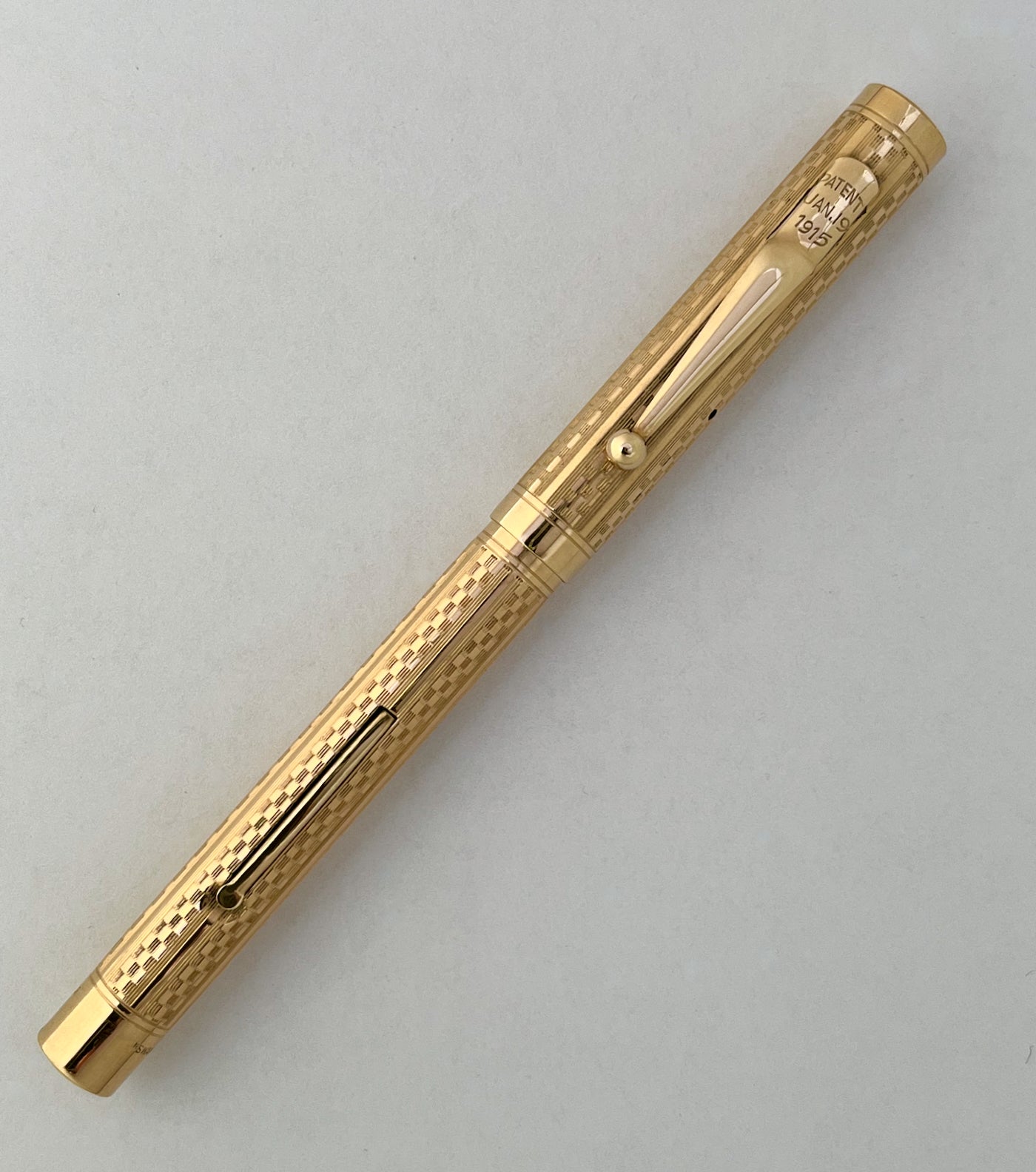 1920s Mabie Todd Swan Gold-Filled Overlay Fountain Pen - SUPERFLEX