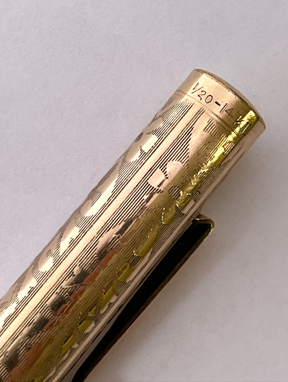 1920s Eclipse Overlay Fountain Pen - RETROFIT WET NOODLE
