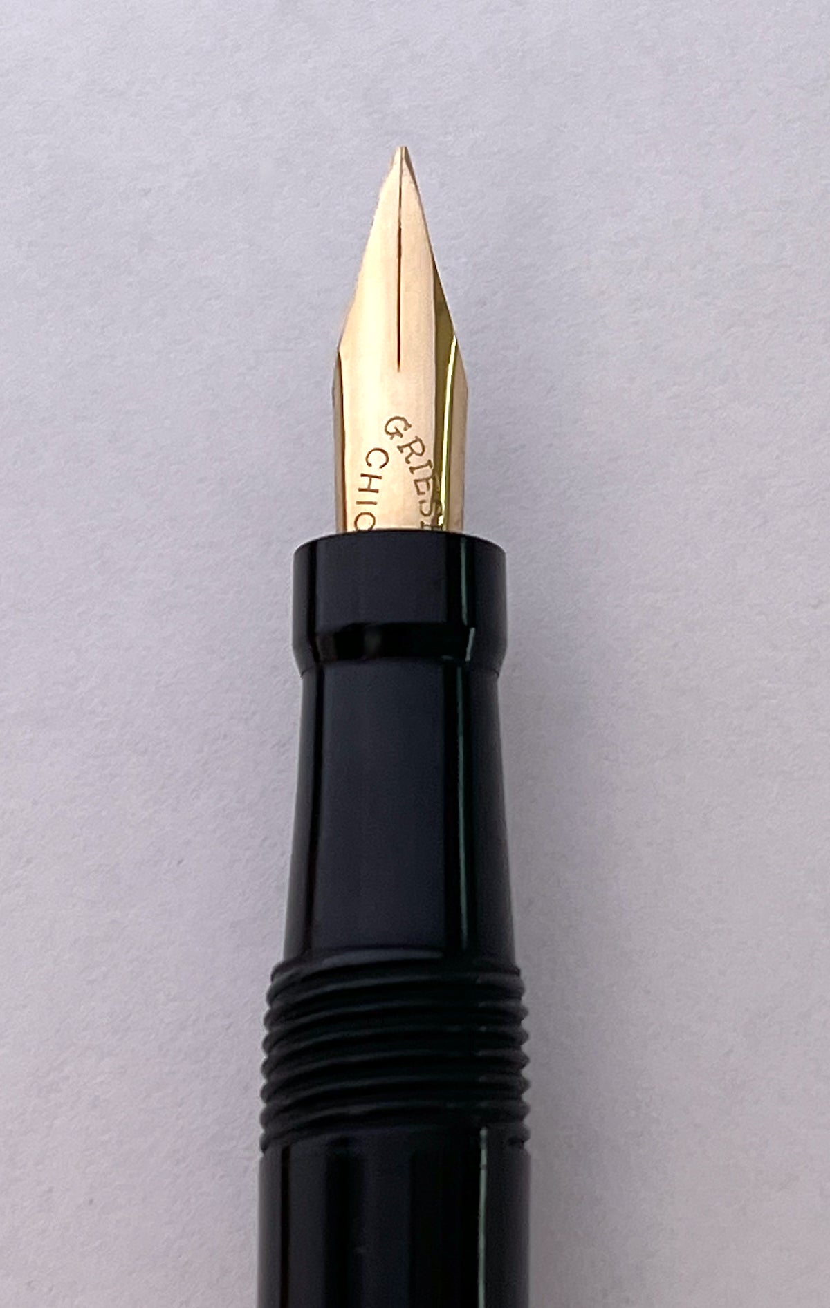 1920s Eclipse Overlay Fountain Pen - RETROFIT WET NOODLE